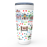 Jackson Hole, WY Map Tumbler