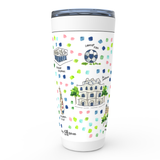 Barcelona, Spain Map Tumbler