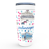 Indianapolis, IN Map Tumbler