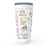 Pittsburgh, PA Map Tumbler