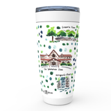 Sewanee, TN Map Tumbler