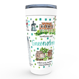 Greensboro, NC Map Tumbler