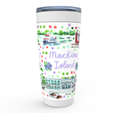 Mackinac Island Map Tumbler