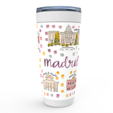 Madrid, Spain Map Tumbler