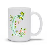 Chinoiserie Initial Mug