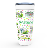 Cincinnati, OH Map Tumbler