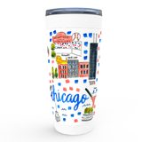 Chicago, IL Map Tumbler