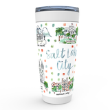 Salt Lake City, UT Map Tumbler