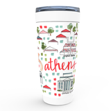 Athens, GA Map Tumbler