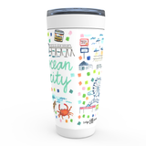 Ocean City, MD Map Tumbler