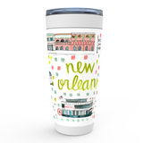 New Orleans, LA Map Tumbler