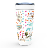 Fort Worth, TX Map Tumbler