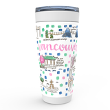 Vancouver, Canada Map Tumbler