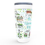 Florida Keys, FL Map Tumbler
