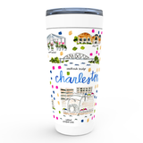 Charleston, WV Map Tumbler