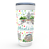 Madison, WI Map Tumbler