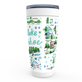 Lake Tahoe Map Tumbler