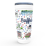 Buffalo, NY Map Tumbler