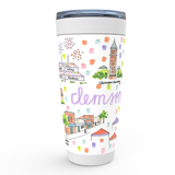 Clemson, SC  Map Tumbler