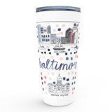 Baltimore, MD Map Tumbler