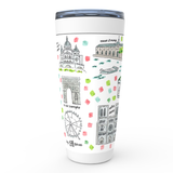 Paris, France Map Tumbler