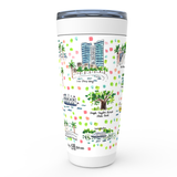 Fort Lauderdale, FL Map Tumbler