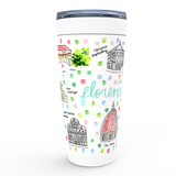 Florence, Italy Map Tumbler