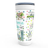 Oklahoma City, OK Map Tumbler