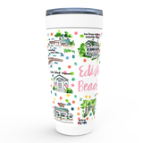 Edisto Beach, SC  Map Tumbler