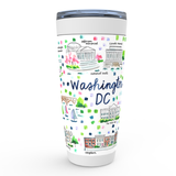 Washington DC Map Tumbler