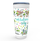 Oklahoma City, OK Map Tumbler