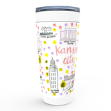 Kansas City, MO Map Tumbler