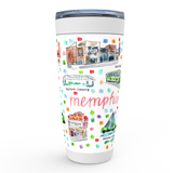Memphis, TN Map Tumbler