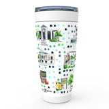 Kalamazoo, MI Map Tumbler