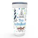 The Outer Banks, NC Map Tumbler