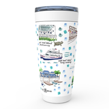 Bald Head Island, NC Map Tumbler