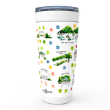Blacksburg, VA Map Tumbler