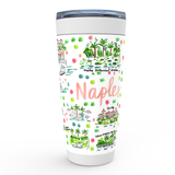 Naples, FL Map Tumbler