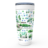 Lake Tahoe Map Tumbler