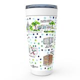 Dallas, TX Map Tumbler
