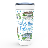 Bald Head Island, NC Map Tumbler