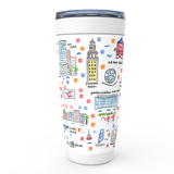 Miami, FL Map Tumbler
