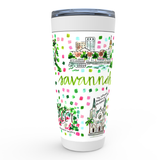 Savannah, GA Map Tumbler