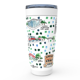 Durham, NC Map Tumbler