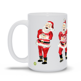 Holiday Santas Mug