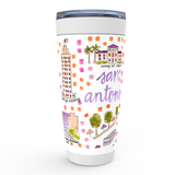 San Antonio, TX Map Tumbler