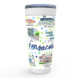 Pensacola, FL Map Tumbler