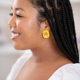 The Blaine Earring in Yellow