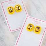The Blaine Earring in Yellow